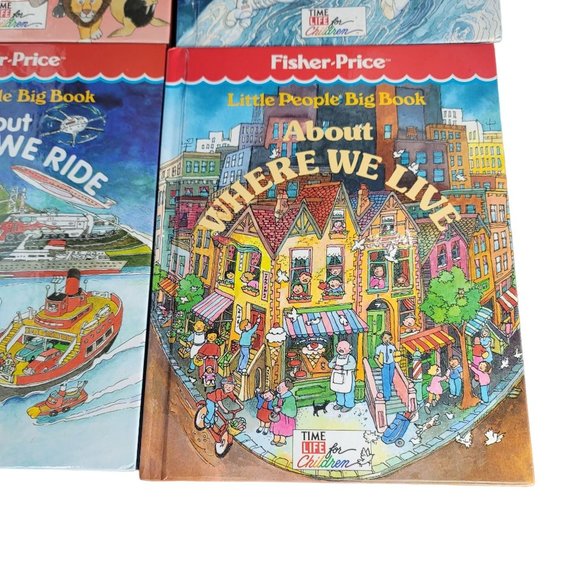 Fisher price little people About books. Set of 5 dinosaurs, space, cars, live, - Picture 4 of 8